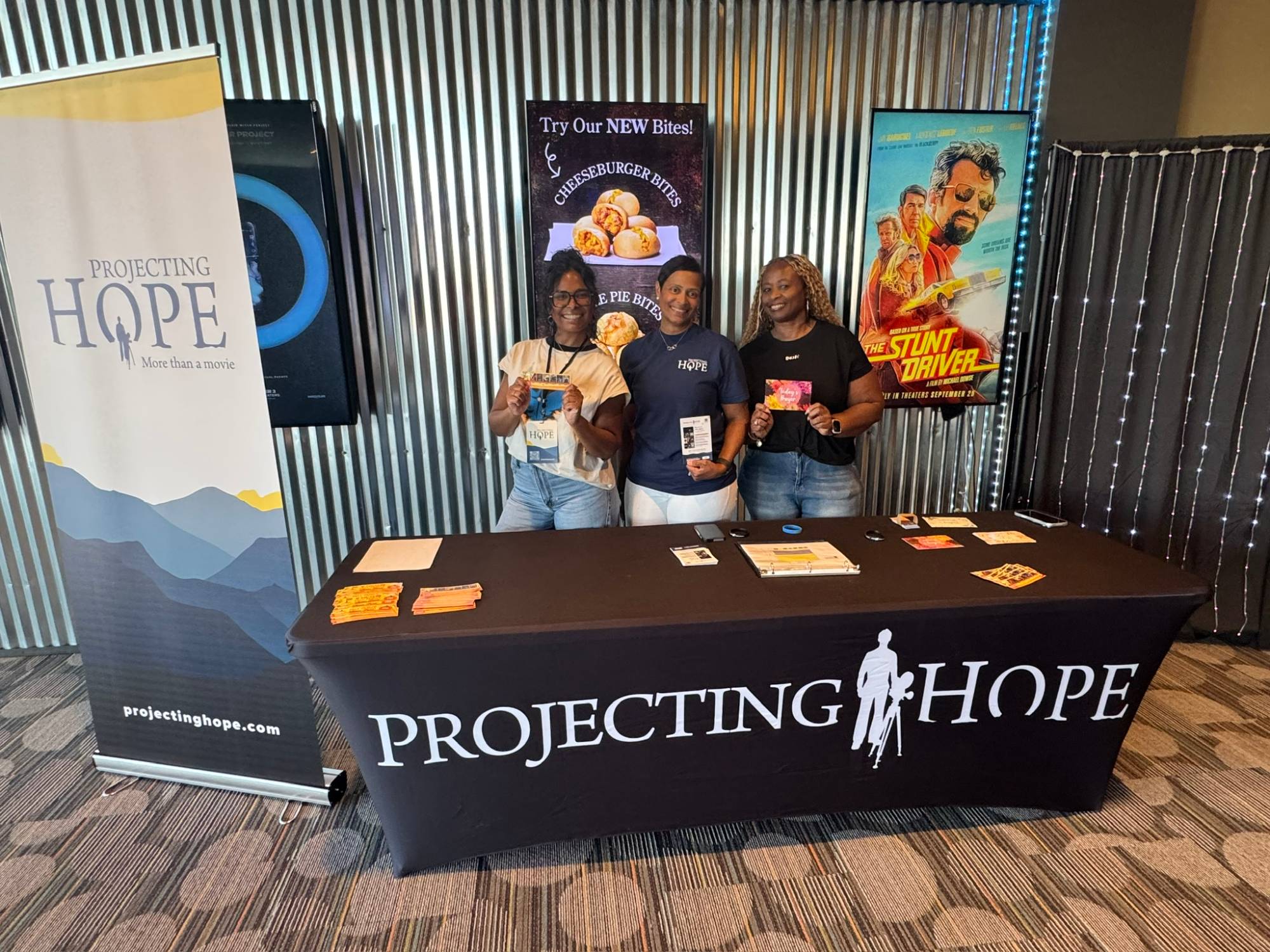 Projecting Hope team getting ready in Monroe, NC